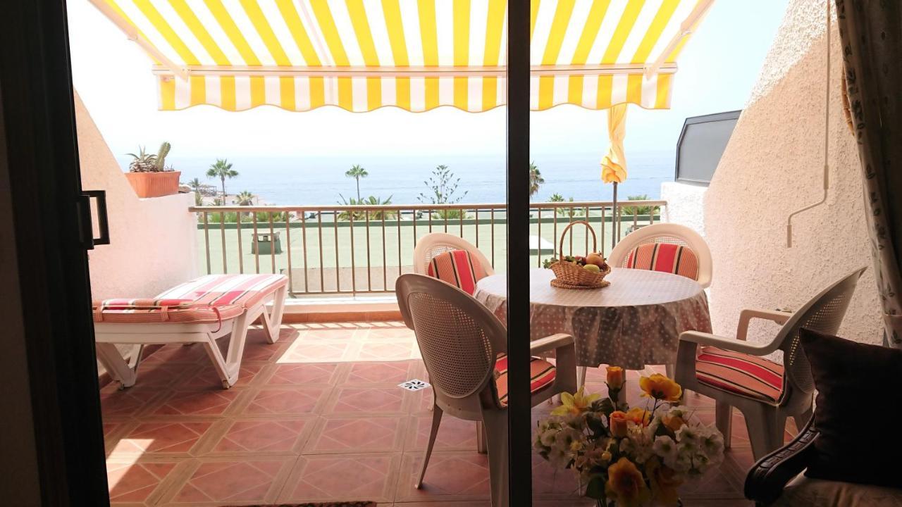 Apartment Mit Sonnenterrasse Und Panorama - Meerblick, 5 Min. Von Hafen + Strand Acantilado de los Gigantes Eksteriør billede
