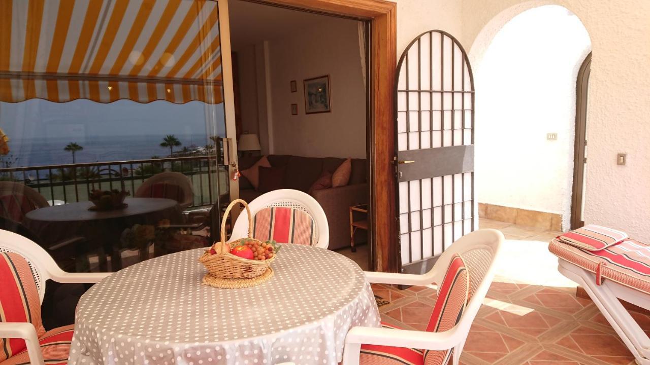 Apartment Mit Sonnenterrasse Und Panorama - Meerblick, 5 Min. Von Hafen + Strand Acantilado de los Gigantes Eksteriør billede