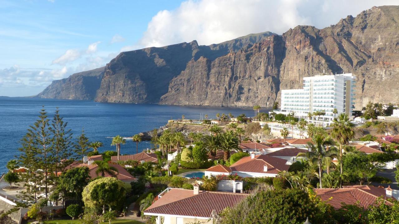 Apartment Mit Sonnenterrasse Und Panorama - Meerblick, 5 Min. Von Hafen + Strand Acantilado de los Gigantes Eksteriør billede